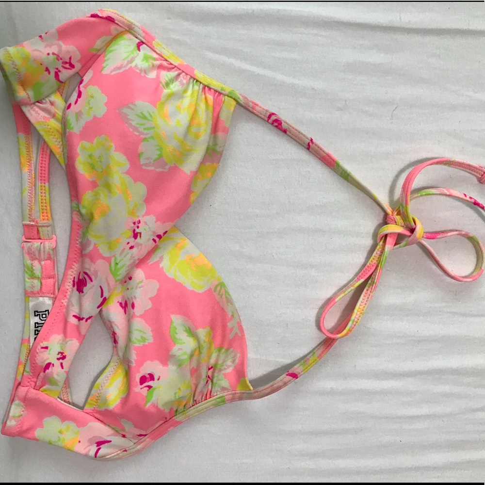 Victoria’s secret Pink floral Bikini Top